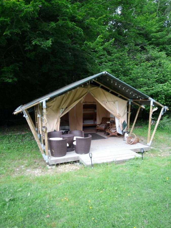Tente Lodge Elevage Girbal La Chapelotte Exteriör bild